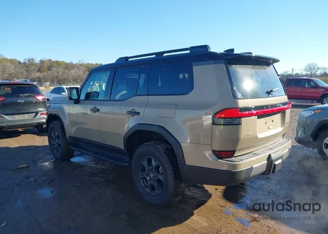 2025 Lexus Gx 550 Overtrail+ z USA, uszkodzony, nr VIN JTJTBCDX1S5053826